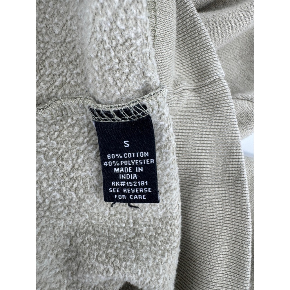 Blind Rooster Good Vibes Crane Graphic Sweatshirt Olive Green Mens Small - Picture 5 of 5